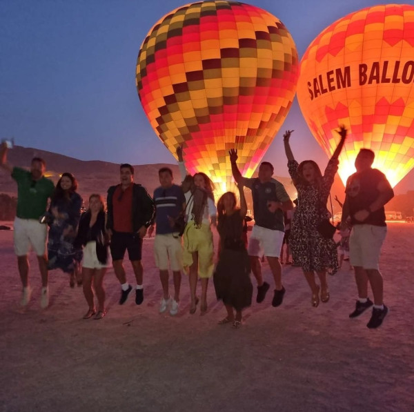 Passeio de balão em Luxor